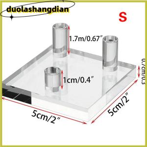 [Duola] Acrylic Display Stand Holder Suport Shelf Base For Minerals Rock Specimens Geode Stones Jewelry Small Collectibles Display Rack