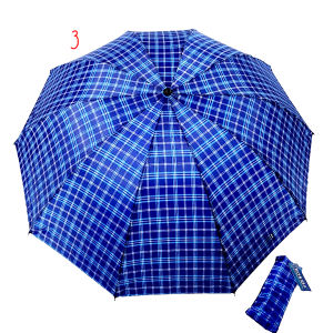 FELWINSHOP Payung Lipat Rosida Jumbo Motif Kotak Kotak Big Size Ukuran Besar