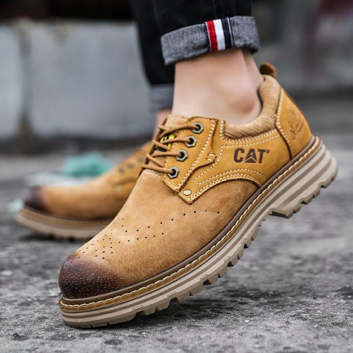 Brogue Leather Shoes Caterpillar Men High Quality Male Daily  display picture 1