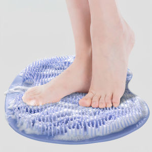 Tấm Silicon Chà Lưng Massage Chân - Cọ Chân Tạo Bọt Dán Tường Tiện Lợi
