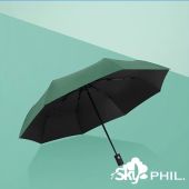 SKY PHIL Automatic uv super prevent UV black coated umbrella open/close windproof
