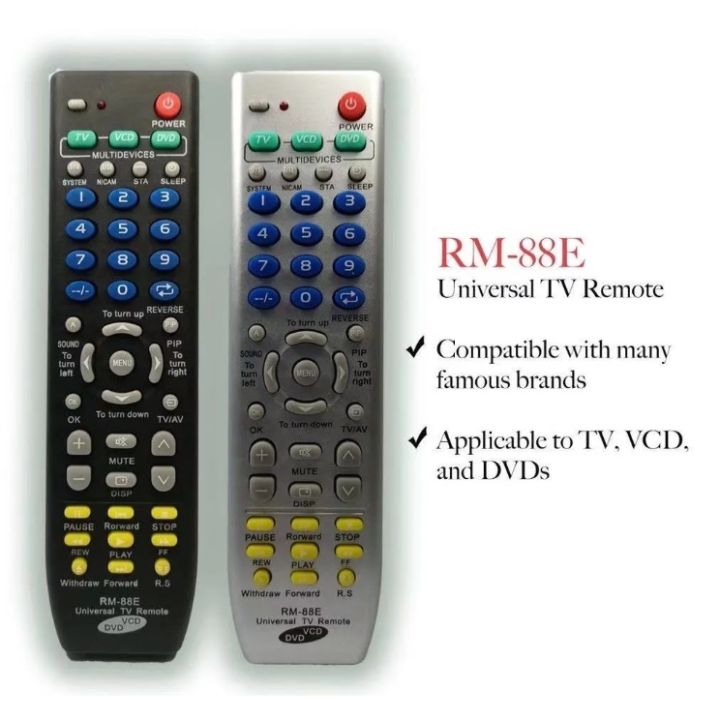 Universal tv deals dvd remote control