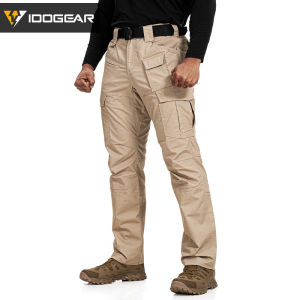 IDOGEAR Tactical JF Flex Pants Water-repellent Tear-resistant Slight Elastic Outdoor Sports Training Tactical Cargo 3217