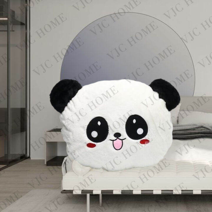 Cute sales panda pillow