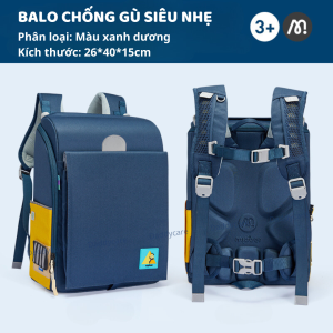 Balo chống gù cho bé tiểu học Mideer 3D Waist Relief Backpack balo học sinh cấp 1