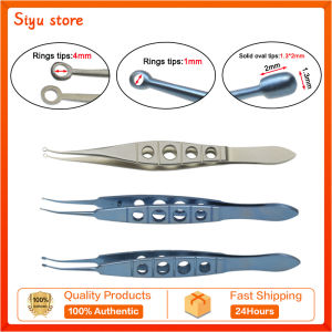 1pcs Ophthalmic Perone LASIK Forceps with Hole Eyelid Tools Ophthalmic Instrument Titanium/stainless