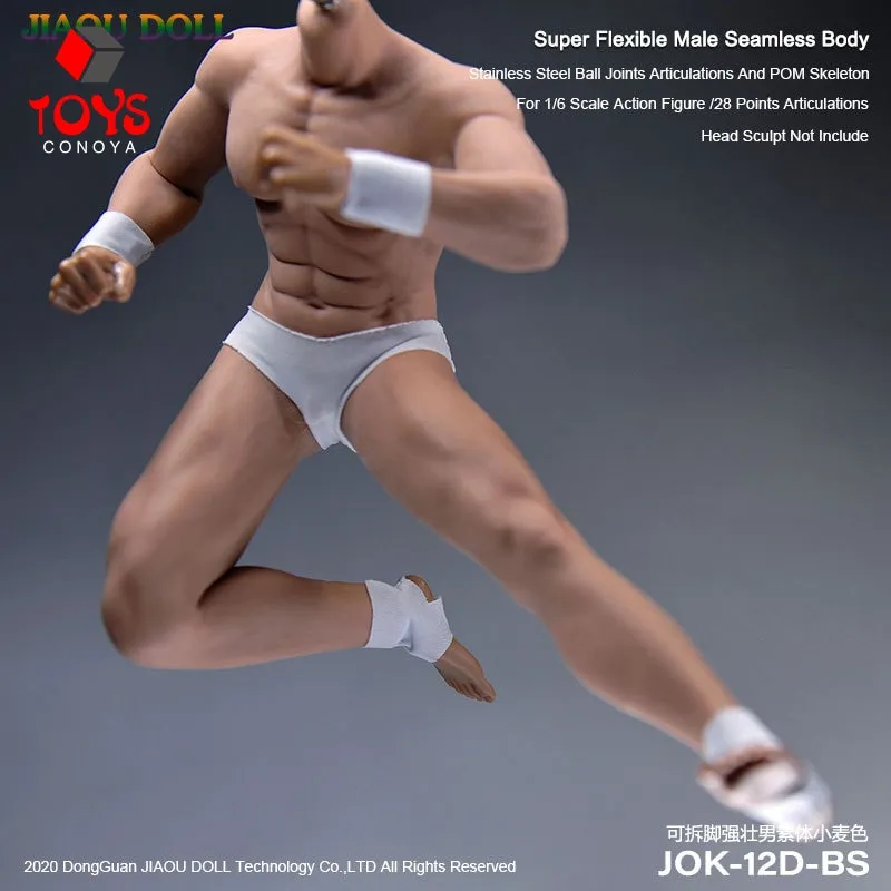 Buy JIAOU DOLL1/6 Scale Super Flexible Seamless Muscular Male Body, 12in  Stainless Steel Skeleton Action Figure, Ordinary Complexion Online at  desertcartHong Kong