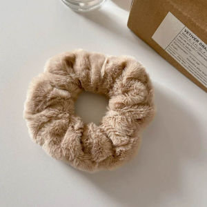 [ABS] Korean Scrunchies Fluffy Elastic Hairband Hair Tie Soft Fabric Tali Pengikat Rambut Wanita Gaya Korea Fabrik Kualiti Tinggi