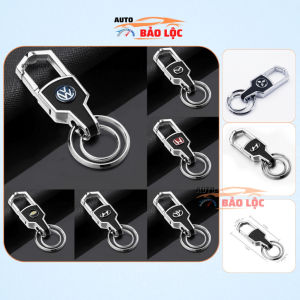 Móc khóa da cao cấp logo hãng Toyota - kiA - Hyundai- Mazda - Honda - ford