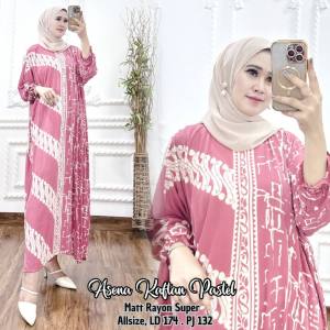 Gamis Kaftan Asena Best Seller Rayon Premium Ld 174cm