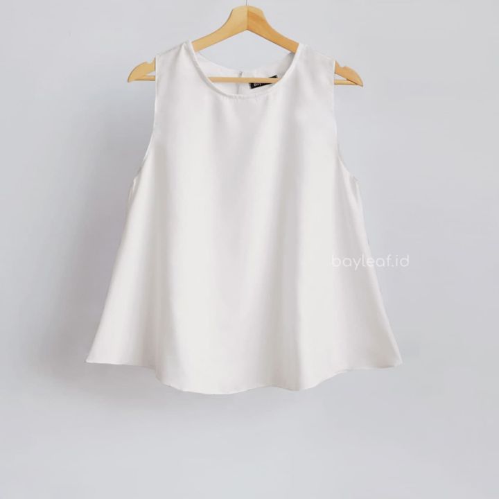 Bayleaf.id Tania Inner Basic Tanpa Lengan / Baju Dalam Tanpa Lengan Premium / Sleeveless Inner Basic