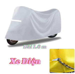 Áo Trùm Xe Máy- Bạt Trùm Xe Máy Vải Dù Cao Cấp Size To (Có Loại Trùm Mô Tô Riêng Biệt)