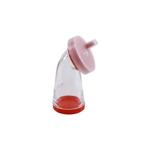 SKJK Hand-Rotated Manual Sesame Grinder with Moisture-proof Cover Plastic Sesame Dispenser Multifunctional Transparent Body Sesame Mill Bottle Restaurant