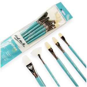 Mont Marte Oil Brushes Signature 5pc SKU: BMHS0025