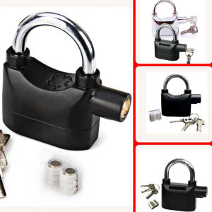 Ổ khóa báo động hú chống trộm khóa chống trộm có còi báo động ổ khóa chống cắt còi hú bảo vệ an toàn nhà cửa ổ khóa chống cưa khoan cắt