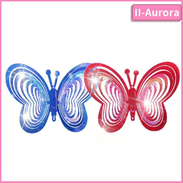 IIAURORA Reflective Windmill Bird Scare Device Reflective Butterfly