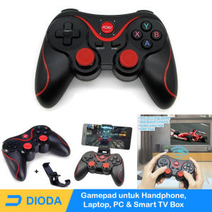 Gamepad T3 Bluetooth Wireless for Smartphone & Smart TV Box - Black