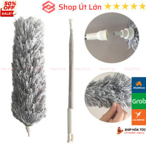 Chổi Quét Trần Nhà Bằng Sợi Cán Dài Xếp Gọn 28 mét Rút Xoay 360 Độ - Shop Út Lớn