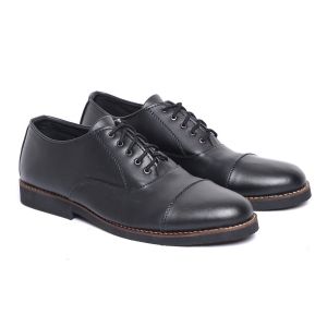 HARRISON BLACK |ManNeedMe x Jack| Sepatu Oxford Pria | Pantofel Formal
