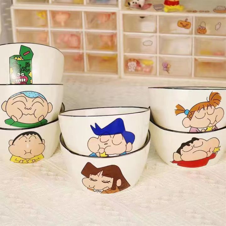 Cartoon cute Crayon Shin-chan student ins children tableware birthday ...
