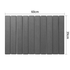 NOONOR Non-slip Dish Drying Mat Foldable Absorbent Sink Placemat Portable Large Size Tableware Drainer Pad Kitchen Supplies