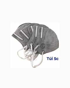 (Safelife Vietnam) Khẩu trang chống bụi mịn Pm 2.5 N96 Dành cho Trẻ em Màu Trắng - Xám Túi 5 chiếc Ko Van Koshka Home