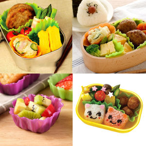 [Sirola] 2 4 cái ngăn ăn trưa chén đĩa Salad Dressing container tái sử dụng nhựa trẻ em Bento Hộp Ngăn