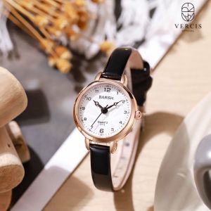 Jam Tangan Wanita Fashion  Versi Korea Mewah Jam Tangan Analog Perempuan Tali Kulit