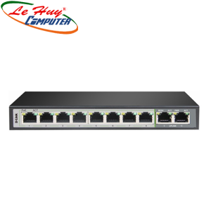 Thiết bị chuyển mạch Switch D-Link DGS-F1010P-E 8-Port 10/100/1000 PoE