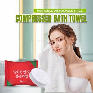 SATA 1pcs Compressed Towel Disposable Bath Towel Travel Bath Towel Portable Washable Towel