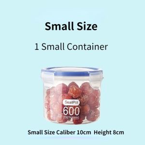Kitchen Airtight Food Storage Container | Plastic Sealed Jar for Candy Cookies Flour & More