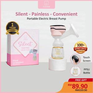 Cubee Electric Breast Pump Rechargeable Integrated Hands-Free Painless Breast Pump Pam Susu