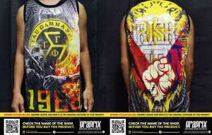 Tau Gamma Phi FRONTLINER Singlet Full Sublimation (NON-CUSTOMIZE)