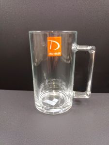 Premium Clear Glass Beer Mug