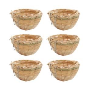 Bird Hatching Breeding House With Hook Handwoven Bird Nest for Garden Decoration Outdoor Use