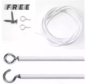 Gorden Kolong Dapur Minimalis | Gorden Meja Bawah Kompor Uk 100 x 70 cm + Bonus Tali