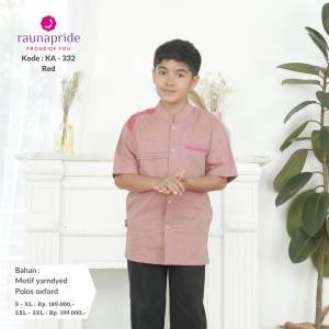 Rauna Sarimbit Keluarga / Katun Tenun / SR-332 Pink / Fashion Muslim