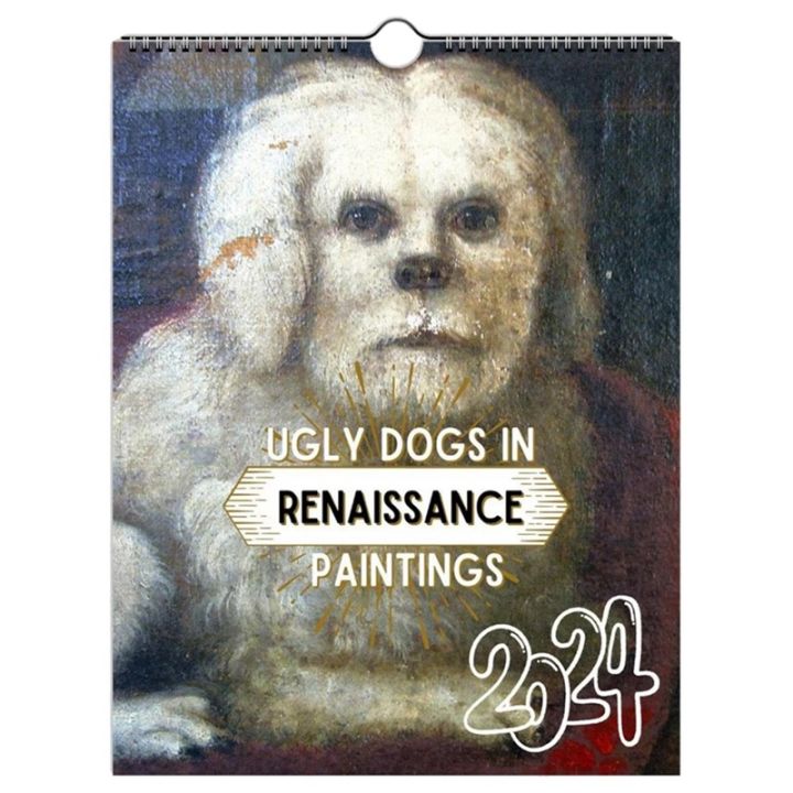 Cartoon Dogs Deco Calendar 2024 Ugly Dog Calendar 2024 Ugly Dogs in ...