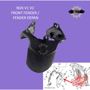 YAMAHA NVX 155 V2 Inner FRONT FENDER B65-F1511-00 100% ORI NVX V1 V2 INNER FENDER DEPAN