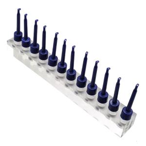 Fly Tying Lure Holder Hook Clips Storage Holder Acrylic Shelf for Fly Fishing Hook Clip Fishing Lure Display Holders