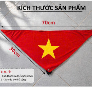 Khăn Choàng Cờ Việt Nam Đẹp – Phụ Kiện Cổ Vũ Bóng Đá Sự Kiện
