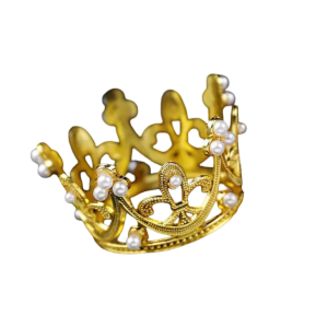 10PCS 5.3*3.8CM Mini Mahkota Kue Ulang Tahun Reusable Mahkota Untuk Kue Ulang Tahun Multifungsi Crown Hiasan Kue Ulang Tahun Untuk Dekorasi Kue Dan Rambutz