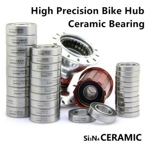 Road Bike Mountain Bike Hub Disc Brake Ceramic Bearing for MTB QR Quick Release Thru Axle Hubs Super Light Lubricant 6800 6802 6803 6902 6903 609