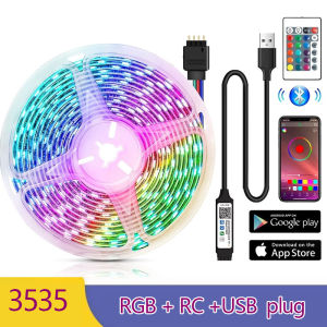 LED Strip Lights Flexible RGB With Remote And App Control RGB Lights For Room Bedroom Decoration