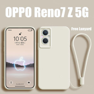 Vỏ silicon cho oppo reno10 pro + reno 10 8z 8 7 7z 6 5 a96 a77 a76 tìm x5 pro cộng với 4g 5g cạnh thẳng nguyên bản chính thức với dây buộc vỏ điện thoại vòng bảo vệ ống kính máy ảnh của điện thoại vỏ bọc N27-1
