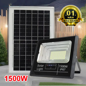 Đèn năng lượng mặt trời siêu sáng công suất 1500w chiếu sáng 8-12 tiếng chống nước bảo hành 12 tháng
