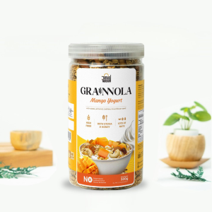 Grainnola 500 gr New Varian Granola Timur Tengah Cemilan Sereal Rendah Kalori