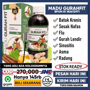 Madu Gurahfit Obat Sesak Nafas Batuk Menahun Mengi Radang Tenggorokan Madu Gurah fit Obat Asma Terbukti Paling Ampuh