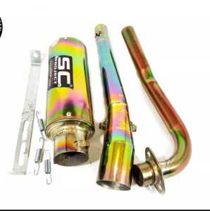 KNALPOT Racing Jupiter z vega r grand supra x 110/old smash shogun slincer SC Botol Full Bunglon