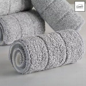 (1PC) Microfiber Self Wash Scrape Mop Magic Mop Head Cleaning Cloth Fiber Replacement Refill